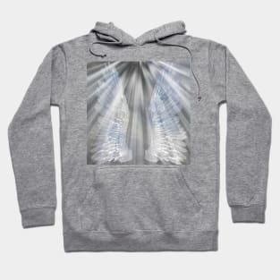 Angels wings and light Hoodie